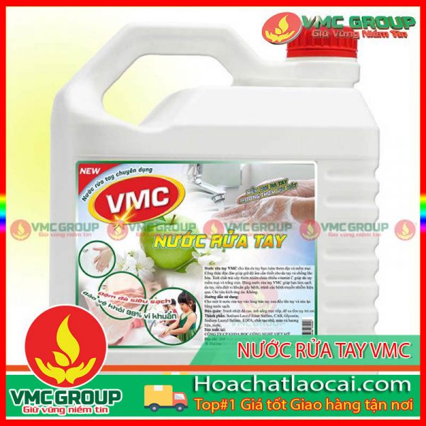NƯỚC RỬA TAY VMC CAN 10 LIT HCLC